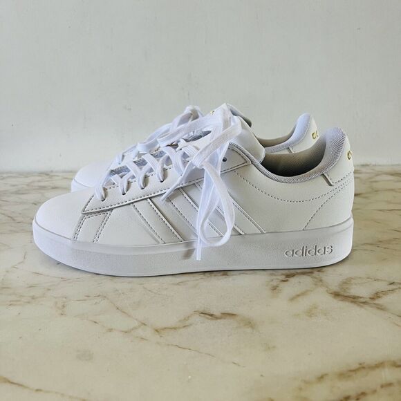 ADIDAS Grand Court Cloudfoam Lifestyle Court Comfort Shoes Cloud White - US 8 - Picture 6 of 11